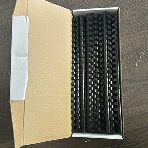 Binding Combs Coils x95 - 1 cm Diameter, Black Brand New